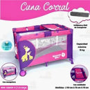 MAMMA MIA! CUNA CORRALITO 2 NÍVEL C/ MOSQUITERO, CAMBIADOR, BOLSÓN PARA GUARDAR R.N-15KG - MM200