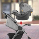 @CHICCO CARRITO PASEO TRAVEL SYSTEM MINI BRAVO PLUS - SLATE R.N-48 MESES 79660-04 - 109104