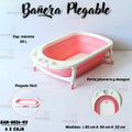 BAÑERA PLEGABLE 0M+ MAX: 39LTS COLOR CELESTE - ROSA - VERDE 8826