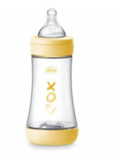 CHICCO BIBERON PERFECT 5 240ML SILICONA 2M+ AZUL-ROSA-AMARILLO 20223-11 - 20223-21 - 20223-31