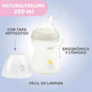 CHICCO BIBERON NATURAL FEELING 0M+ 150ML ROSA 80811-21 - 81311-10 AZUL 81311-20 AMARILLO 81311-30