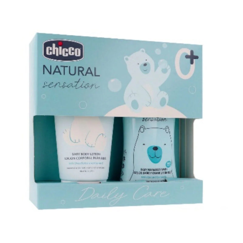 CHICCO HIGIENE SET NATURAL SENSES DE BAÑO Y CREMA HIDRATANTE 2PZ 9695-10 - 163892
