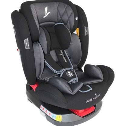 PREMIUM BABY SILLA DE AUTO TWIST 360 2.0 GRIS C/ROSA+ISOFIX R.N-36KG PB2272 - 2060807