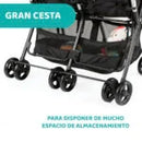 CHICCO CARRITO GEMELO PASEO OHLALÁ TWIN BLACK NIGHT R.N-3 AÑOS - 15KG - 79279-41 - 125456