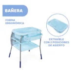 CHICCO BAÑERA CUDDLE & BUBBLE COMFORT OCEAN 0M-12M - 79348-86 - 110919