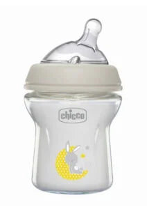 CHICCO BIBERON DE VIDRIO NATURAL FEELING 150ML 0M+ 81211-30 - 153459