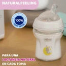 CHICCO BIBERON DE VIDRIO NATURAL FEELING 150ML 0M+ 81211-30 - 153459