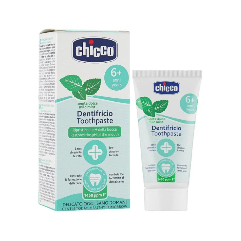 CHICCO HIGIENE CREMA PASTA DENTAL FRESA/ TUTIFRUTI/ MENTA DULCE 50ML 10607-00 - 10608-00