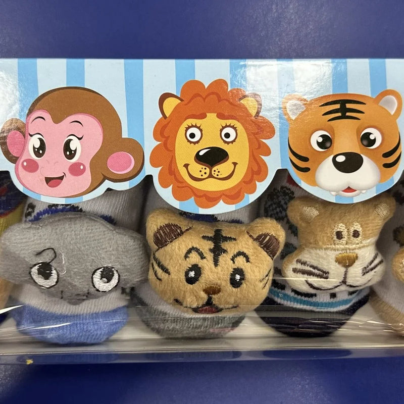 BEBE SET REGALO 5 PARES DE MEDIAS / CALCETINES C/ DISEÑOS ÚNICOS 2201708