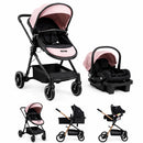 # PREMIUM BABY CARRITO MOISES C/ BABY SEAT + BASE P/AUTO MIKE ROSA PBSTR405PK - 498449