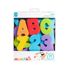 @ MUNCHKIN BAÑERA PACK DE LETRAS & NÚMEROS P/BAÑO DE 36 PCS - 3AÑOS+ MU11030 - 110207