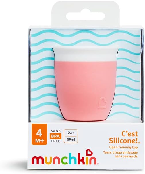 @ MUNCHKIN ALIMENTACIÓN VASITO C/ PAJITA DE SILICONA C'EST 100% SILICONE CORAL - MU17777 - MENTA - 177774