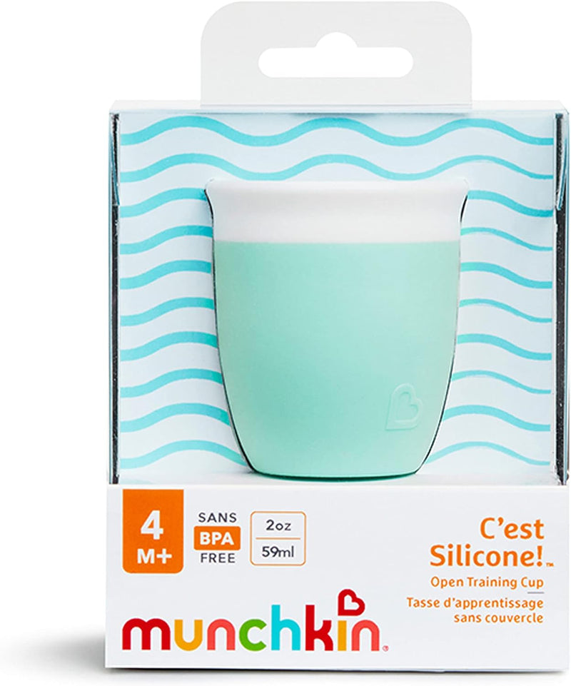 @ MUNCHKIN ALIMENTACIÓN VASITO C/ PAJITA DE SILICONA C'EST 100% SILICONE CORAL - MU17777 - MENTA - 177774