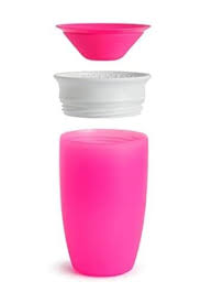 @ MUNCHKIN ALIMENTACIÓN VASITO MIRACLE 360 SIN ASAS & TAPA 207ML 12M+ ROSA MU51859 - CELESTE MU51864