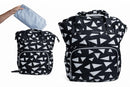 # PREMIUM BABY MOCHILA MATERNAL CON CAMBIADOR NEGRA/BRANCO PB-AA003 - NEGRA/LISO PB-AA001