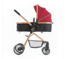 @PREMIUM BABY CARRITO MOISES CON BABY SEAT+BASE MIKE 3EN1 COLOR GRIS-NEGRO-BORDO