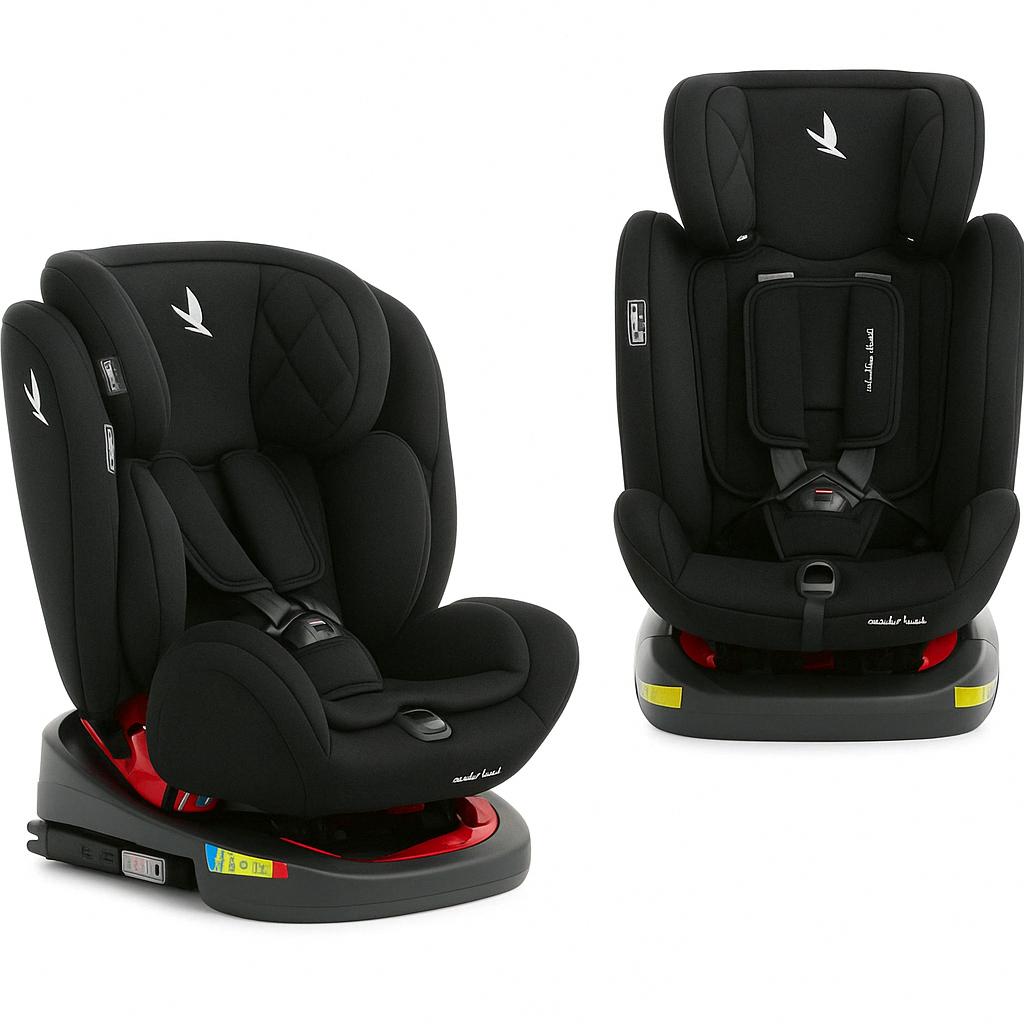 PREMIUM BABY SILLA DE AUTO TWIST 360 2.0 GRIS C/ROSA+ISOFIX R.N-36KG PB2272 - 2060807