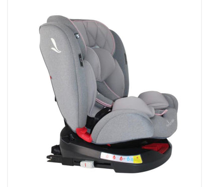 PREMIUM BABY SILLA DE AUTO TWIST 360 2.0 GRIS C/ROSA+ISOFIX R.N-36KG PB2272 - 2060807