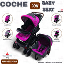 MOM-EZY CARRITO+BEBE CONFORT COMPLETO CNP-BLACK MEZ-13777