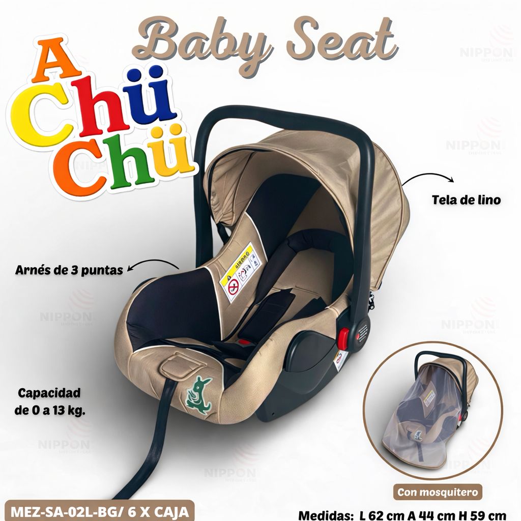 Mom>Ezy Silla de Auto Confort R.N. a 13 kg – Mez-SA129           🔹 Azul
🔹 Rosa
🔹 Gris
🔹 Negro
