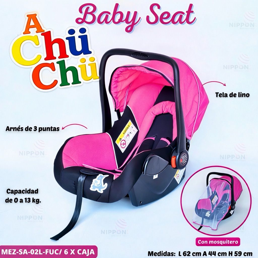 VOYAGE SILLA DE AUTO CONFORT R.N-13KG - AZUL -NEGRO - GRIS - ROSA - BEIGE - ROJO