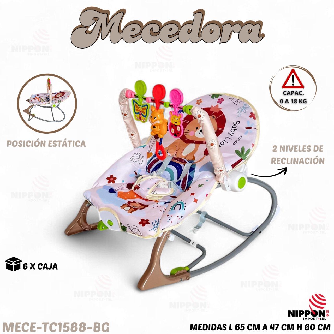 MECEDORA 0-18 KILOS COLOR FUCSIA R.N-18KILOS MECE-TC1588 - C/MUSICAL TM03 -VERDE