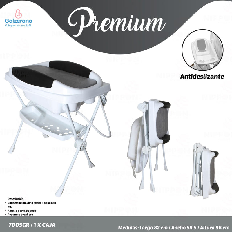 GALZERANO BANERA PREMIUM MAXIMO + ANTIDESLIZANTE COLOR GRIS HASTA 20KG 7005