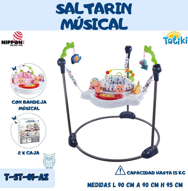 TATIKI ANDADOR SALTARIN MULTIFUNCIONAL CON BANDEJA MUSICAL- HASTA 15 KG - T-ST-01