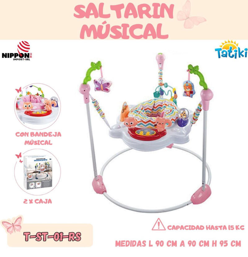 TATIKI ANDADOR SALTARIN MULTIFUNCIONAL CON BANDEJA MUSICAL- HASTA 15 KG - T-ST-01