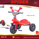 TATIKI TRICICLO SPIDER - DODO PEDALES BY BIEMME HASTA 20KG - 561 - ROSA /  593 - ROJO