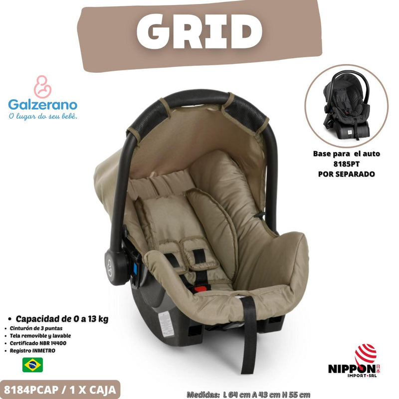 GALZERANO SILLA DE AUTO CONFORT COCOON EXTREME NEGRO 8181 R.N-13KG