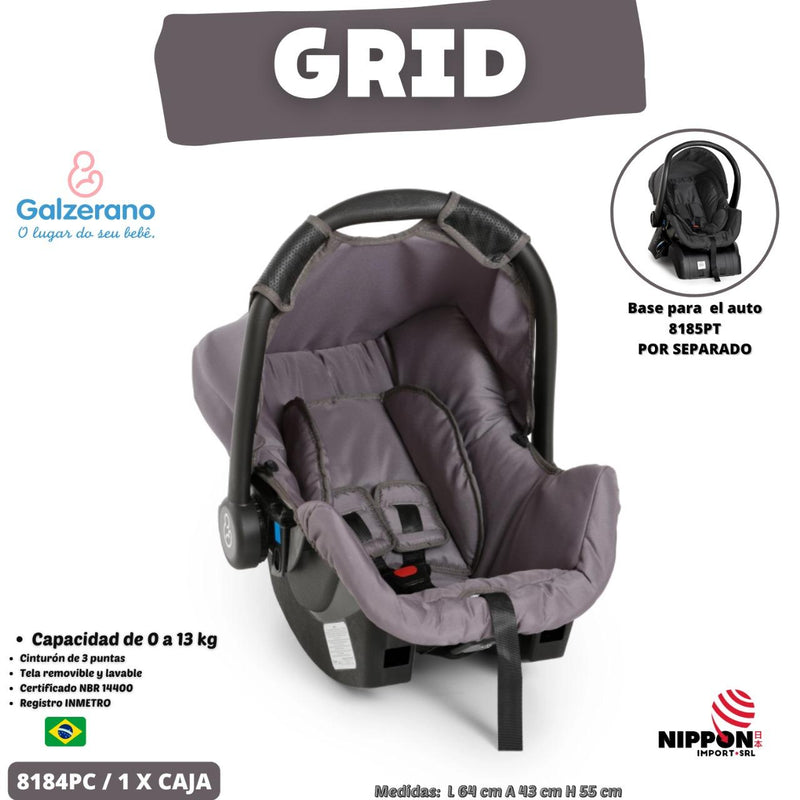 GALZERANO SILLA DE AUTO CONFORT COCOON EXTREME NEGRO 8181 R.N-13KG