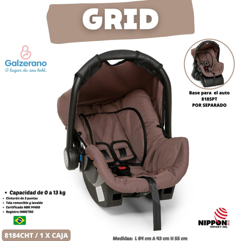 GALZERANO SILLA DE AUTO CONFORT COCOON EXTREME NEGRO 8181 R.N-13KG