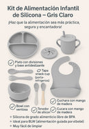BABY ALIMENTACIÓN SET CUBIERTOS COMPLETOS 8 PIEZAS SILICONA Y9