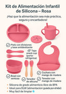 BABY ALIMENTACIÓN SET CUBIERTOS COMPLETOS 8 PIEZAS SILICONA Y9
