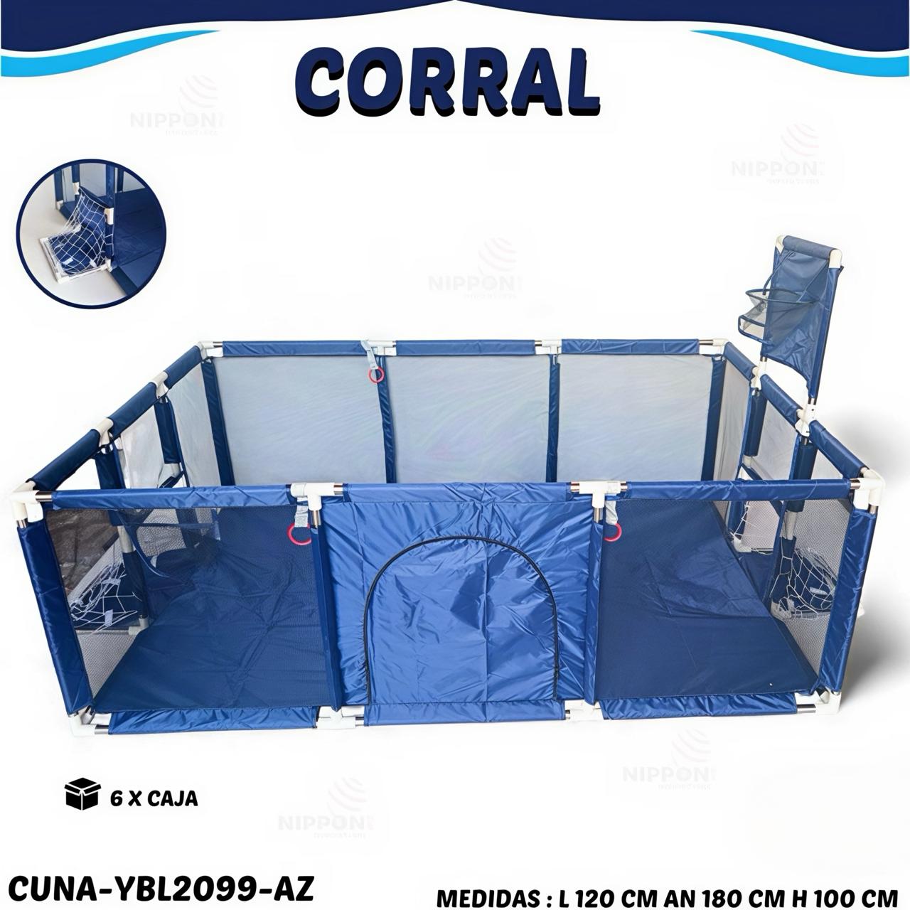 MOM-EZY CORRAL INFANTIL GRANDE+ESPACIO/COMODO - YBL2099💛