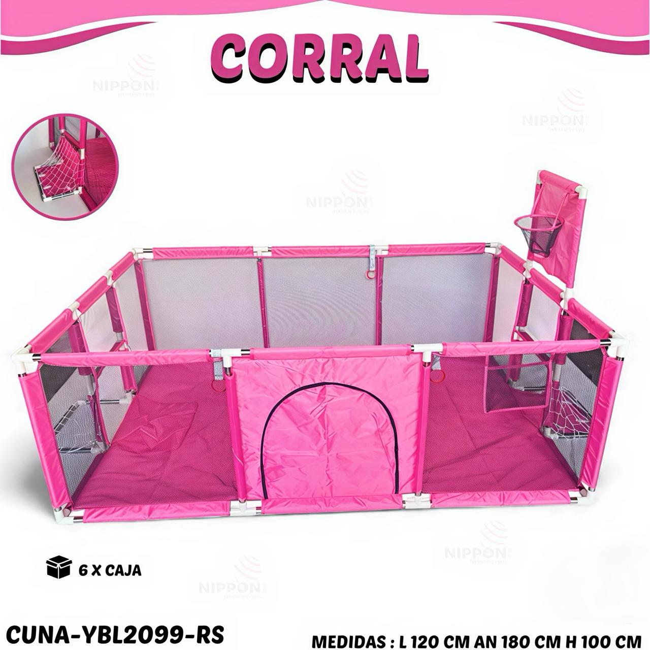 MOM-EZY CORRAL INFANTIL GRANDE+ESPACIO/COMODO - YBL2099💛