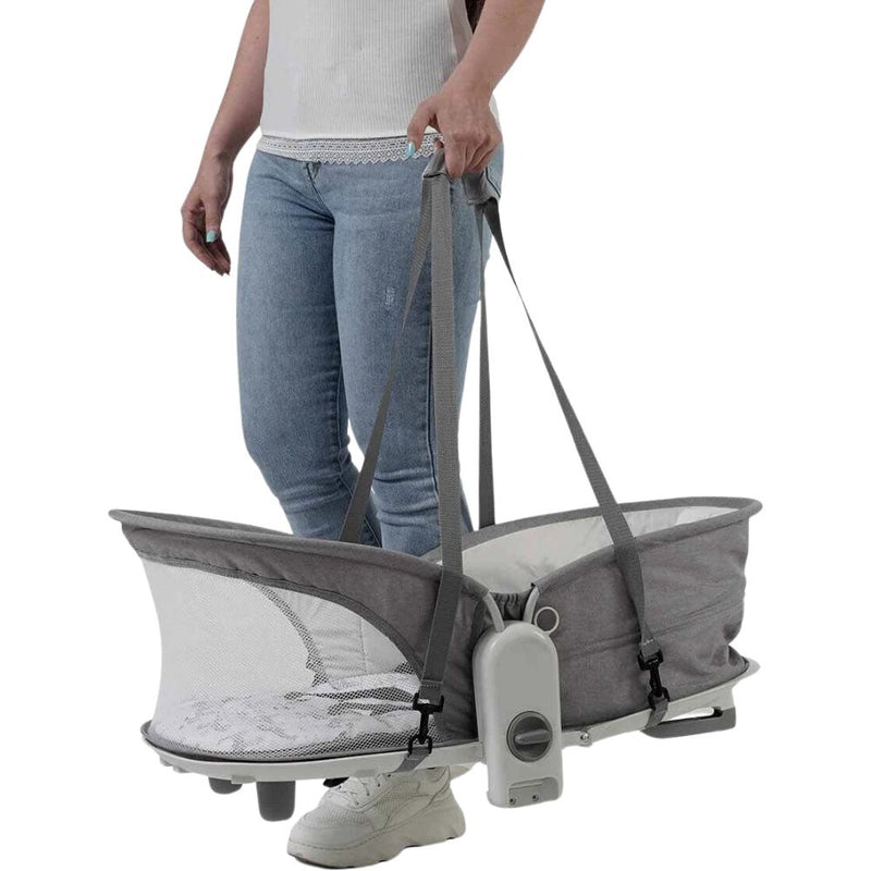 PREMIUM BABY CUNA MULTIFUNCION 6EN1 MELODIAS+MECEDORAS+MOISES+GRIS+VIBRACION R.N-9/15KG PB2216 - 2037441
