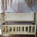 CAMA CORRAL + CUNA PORTATIL DE 2 PCS+COLCHON+MOSQUITERO 110X65X90 - Y609 - 609609