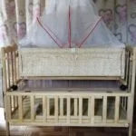 CAMA CORRAL + CUNA PORTATIL DE 2 PCS+COLCHON+MOSQUITERO 110X65X90 - Y609 - 609609