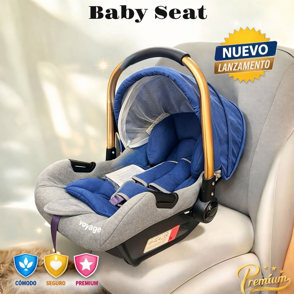 VOYAGE SILLA DE AUTO CONFORT R.N-13KG - AZUL -NEGRO - GRIS - ROSA - BEIGE - ROJO