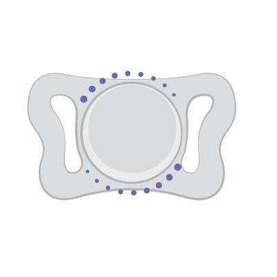 CHICCO CHUPETE PHYSIO MICRO SILICONA AZUL 0-2M 75121-21 - 4069538