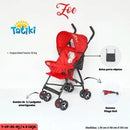 TATIKI CARRITO PARAGUA ZOE COLOR ROJO TATIKI CARRITO PARAGUA JHON  6-15KG - AZUL - ROJO - ROSA - NEGRO - TCP01