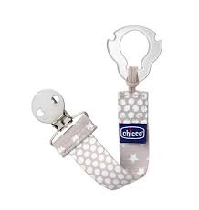 @ CHICCO PORTA CHUPETE CLIP FASHION PARA CHUPETE GRIS
