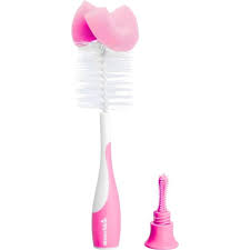 MUNCHKIN LIMPIEZA CEPILLO 2EN1 CON ESPONJA PARA MAMADERAS Y TETINAS MU16020 - 160202