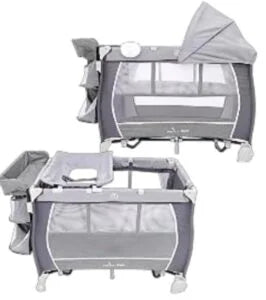 PREMIUM BABY CUNA CORRALITO AUSTIN GRIS C/CAMBIADOR R.N - 2AÑOS - PB2380 - 2096806