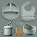 PRE - BABY SET ALIMENTACIÓN SET CUBIERTOS 6PCS SILICONA Y6