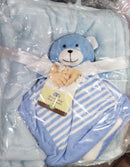 BEBE MANTA+NANIÑA DE APEGO CON DISEÑOS 75 x88cm 123194