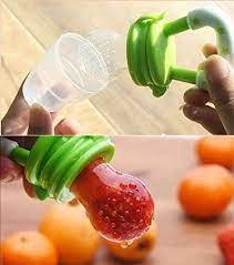 CHUPETE ALIMENTADOR PARA BEBES Y MORDEDOR DE SILICONA EM FORMA DE FRUTAS 4-24MESES 41502