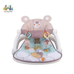 KONING SILLA PLEGABLE COJIN PORTATIL DE PISO PARA APRENDER A SENTARSE Y JUGAR - SK63557/63559